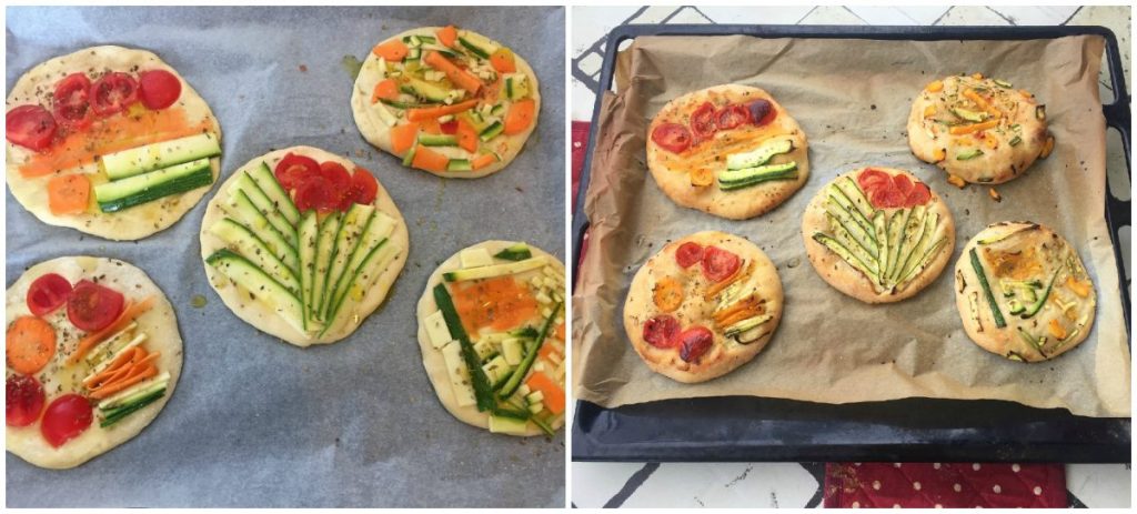 panecillos verduras niños dibujos