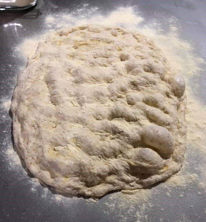 La masa para la pizza mil burbujas