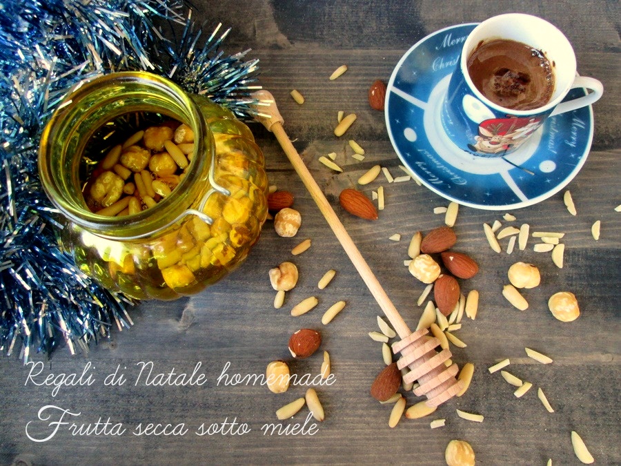 frutos secos bajo miel