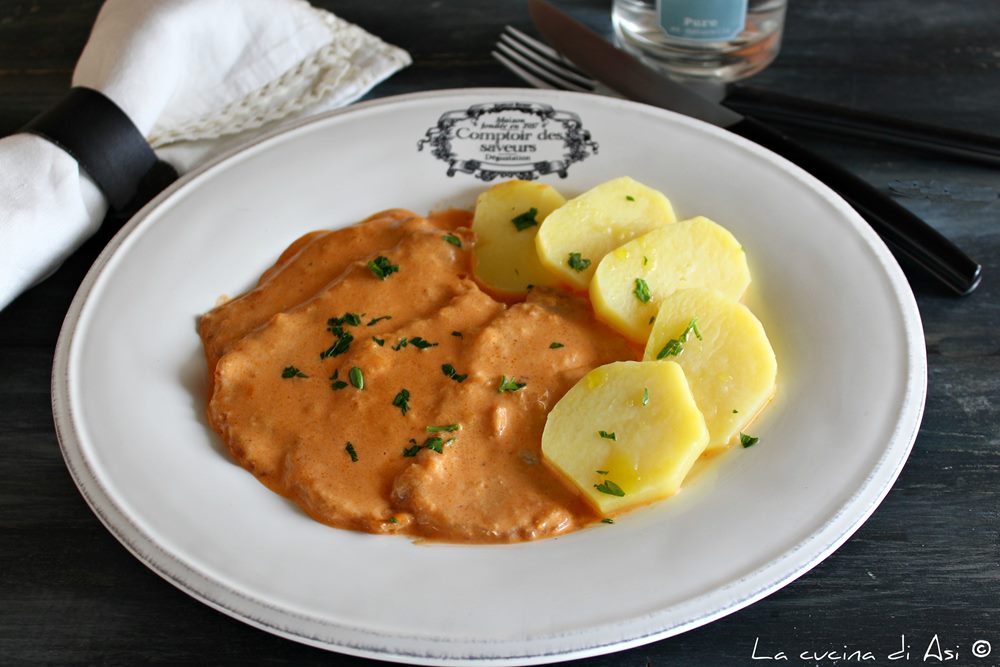 Filetes rápidos en salsa rosa