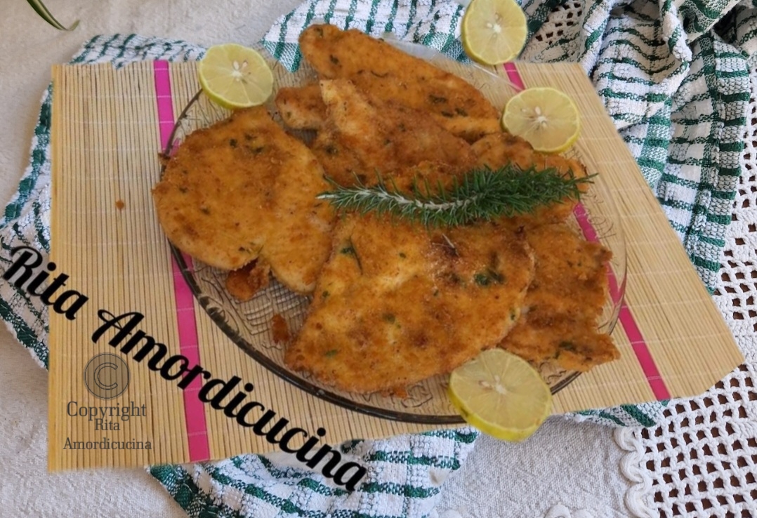 Chuleta de pollo con triple empanado