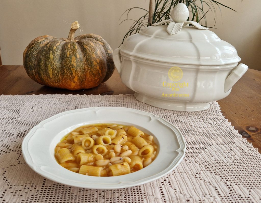 Alubias cannellini risottadas con pasta