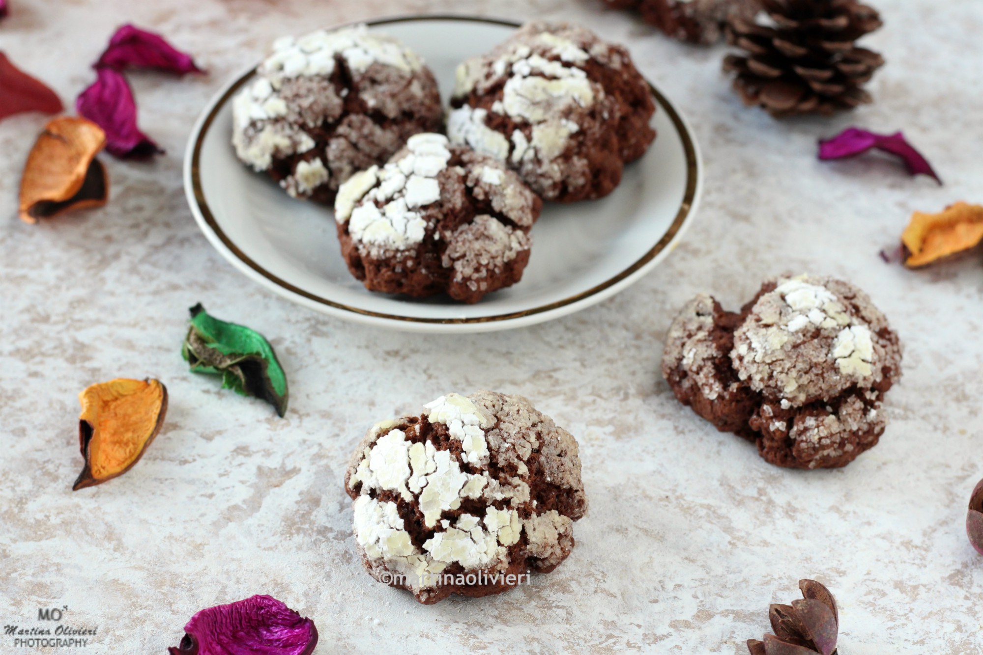 Galletas de cacao y naranja