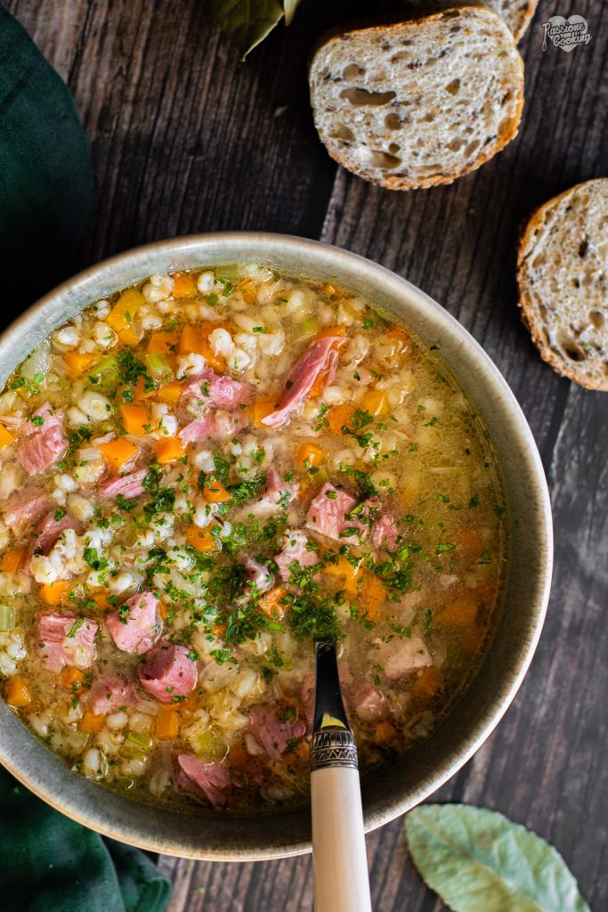 Gerstsuppe - sopa de cebada