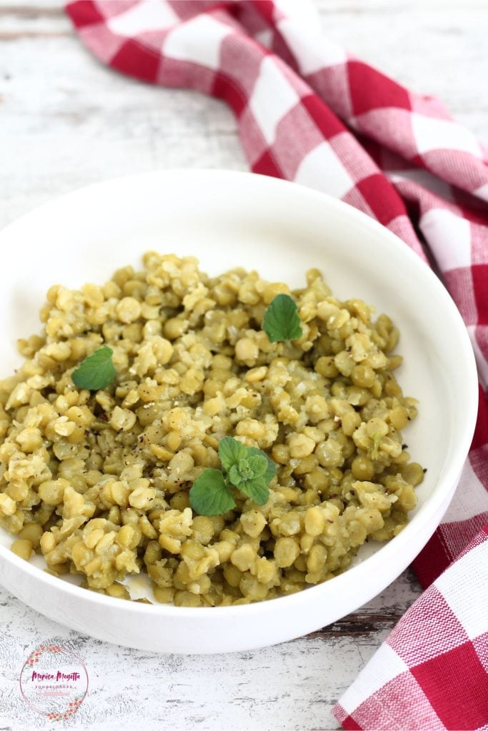 Guisantes partidos receta base