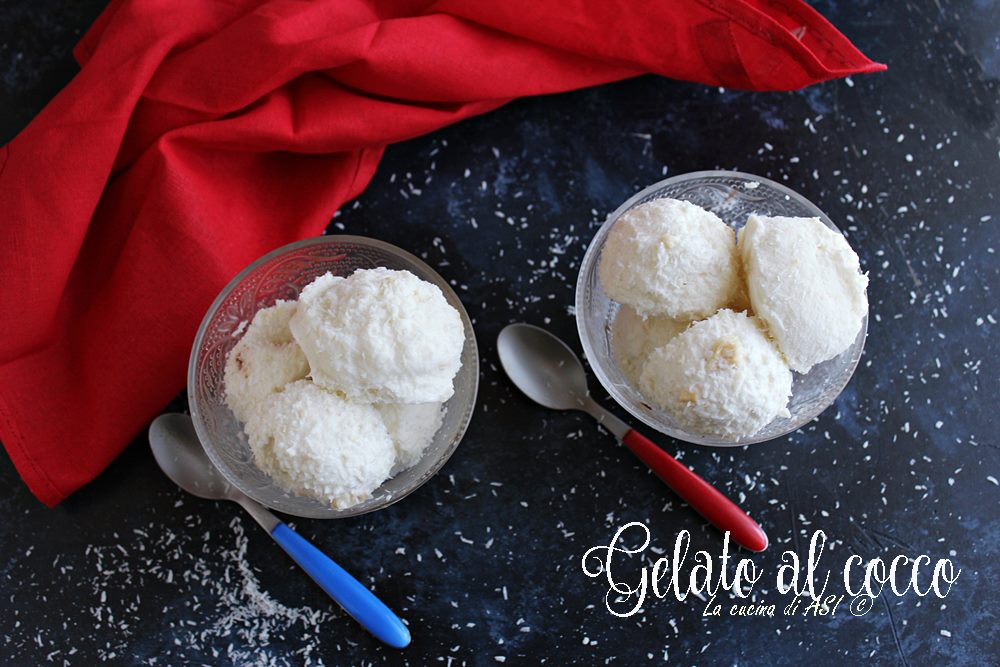 Helado de coco con Raffaello sin heladera
