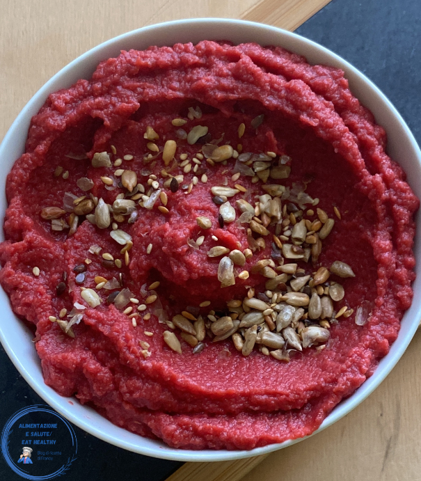 Hummus Barbapapá de remolacha