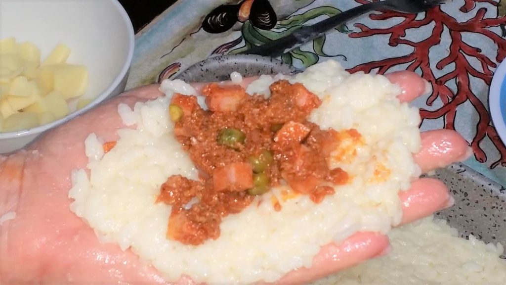 Arancini al sugo Receta Original