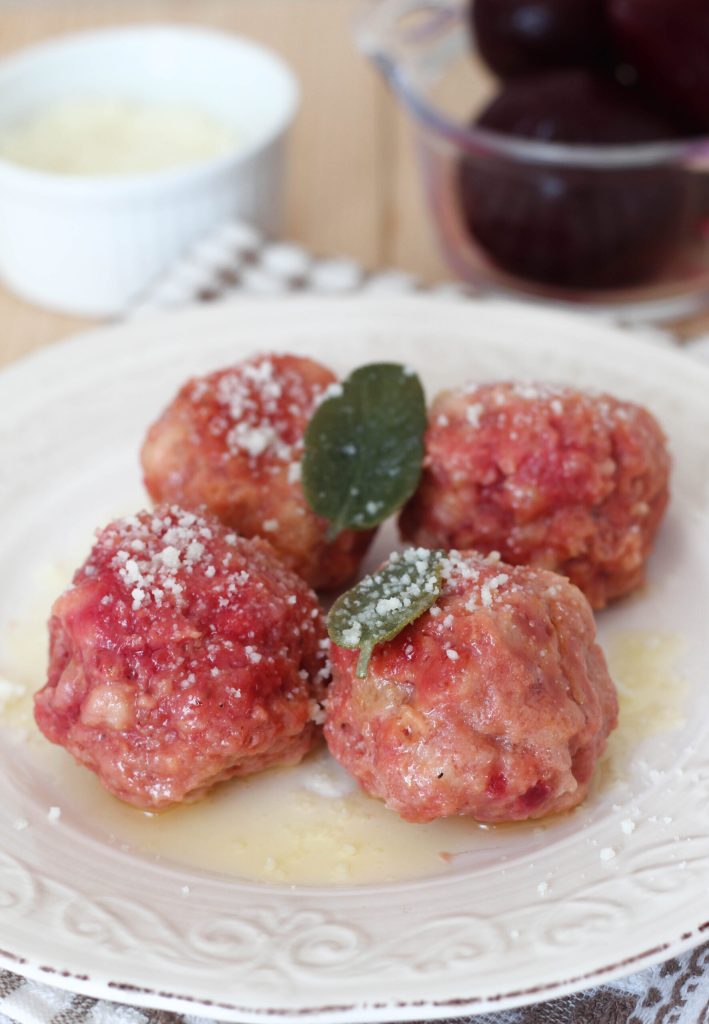 knödel de remolacha