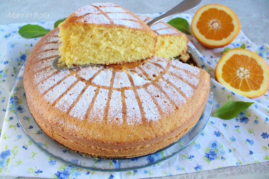 Bizcocho esponjoso a la naranja