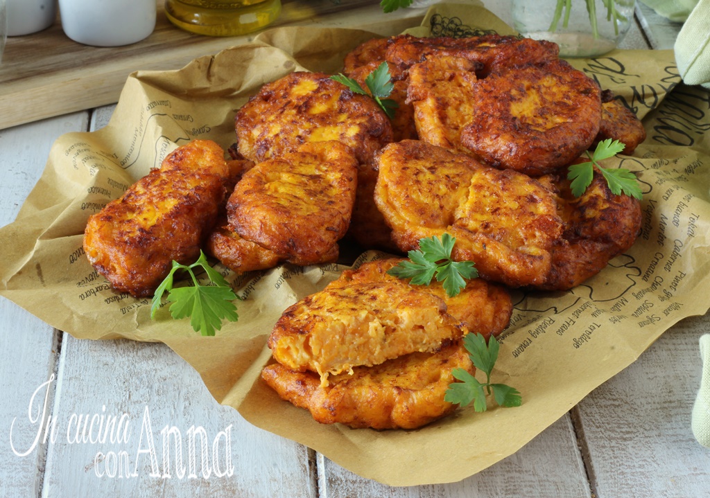 Buñuelos de patata y calabaza