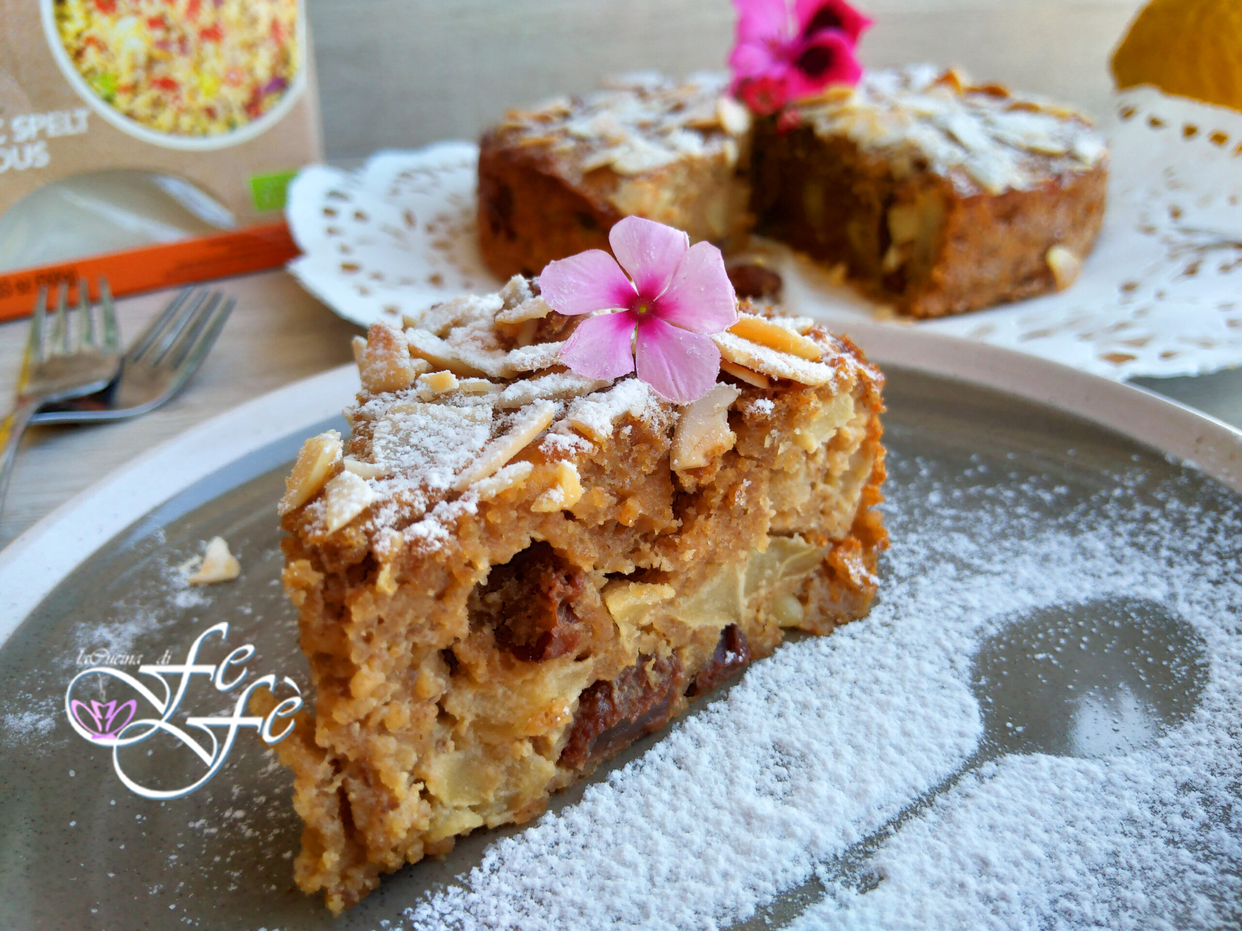 TARTA DE CUSCÚS, MANZANAS Y RICOTTA