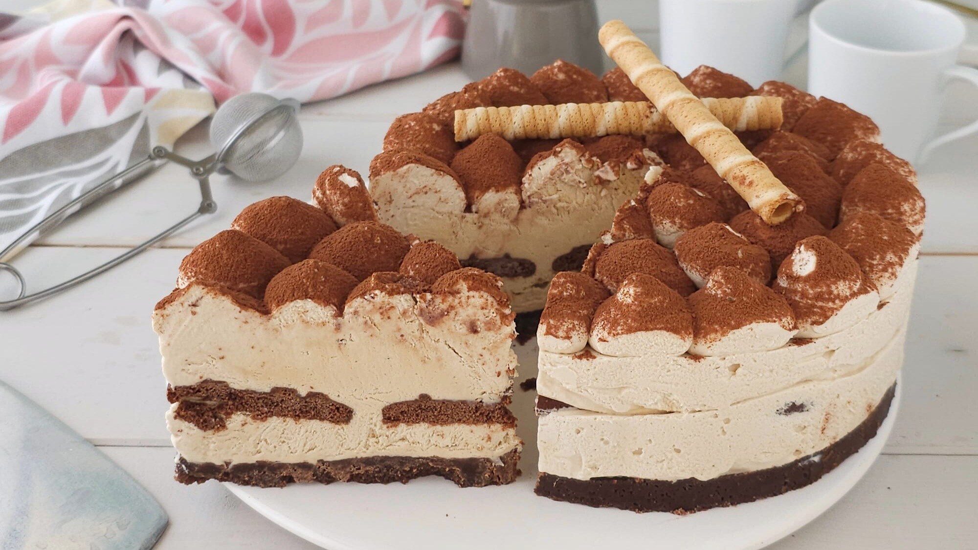 Tarta helada de café