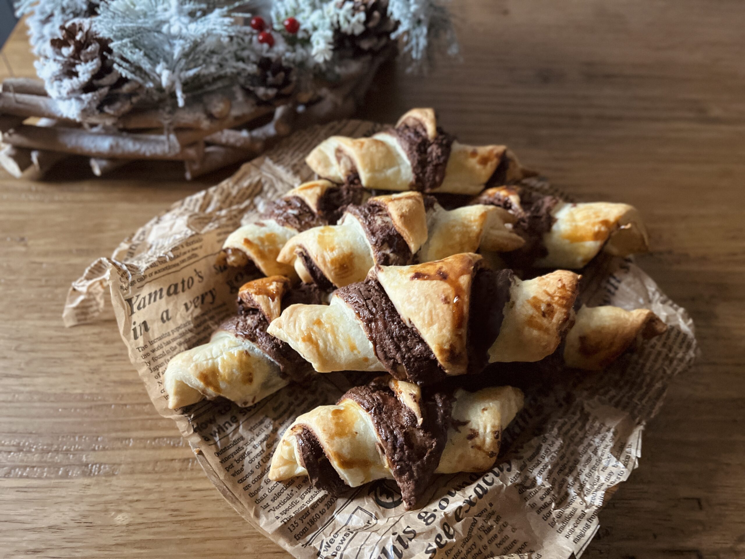 Croissants de doble hojaldre con Nutella