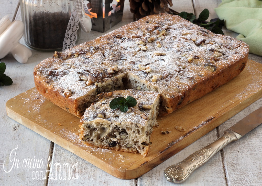 Pandolce con nueces de la abuela