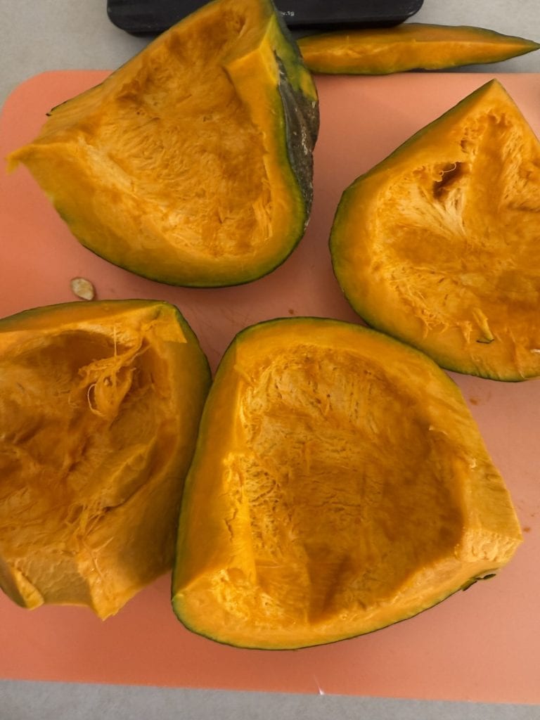 calabaza cocida
