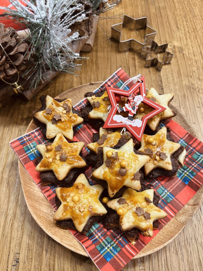 Estrellitas de Navidad con Nutella