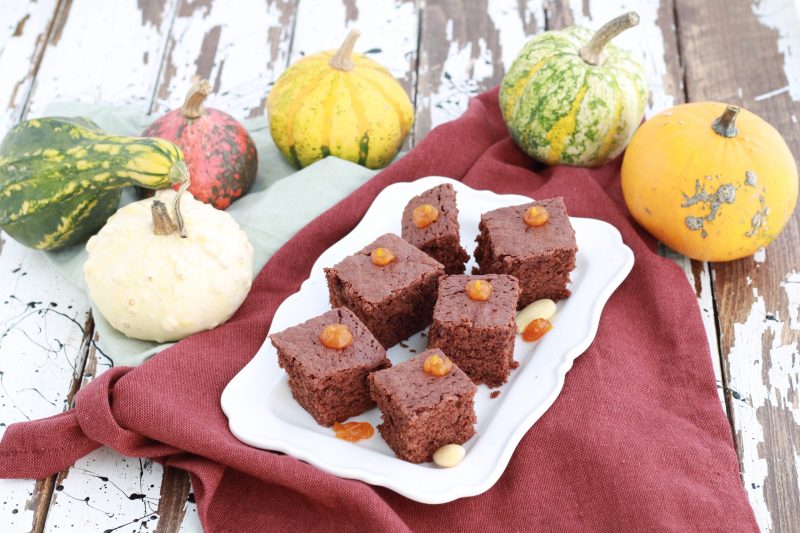 Tarta de chocolate estilo brownies