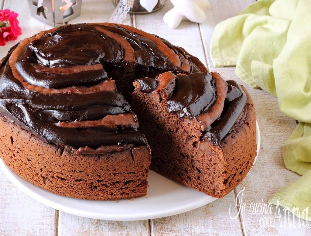 Pastel espiral de chocolate