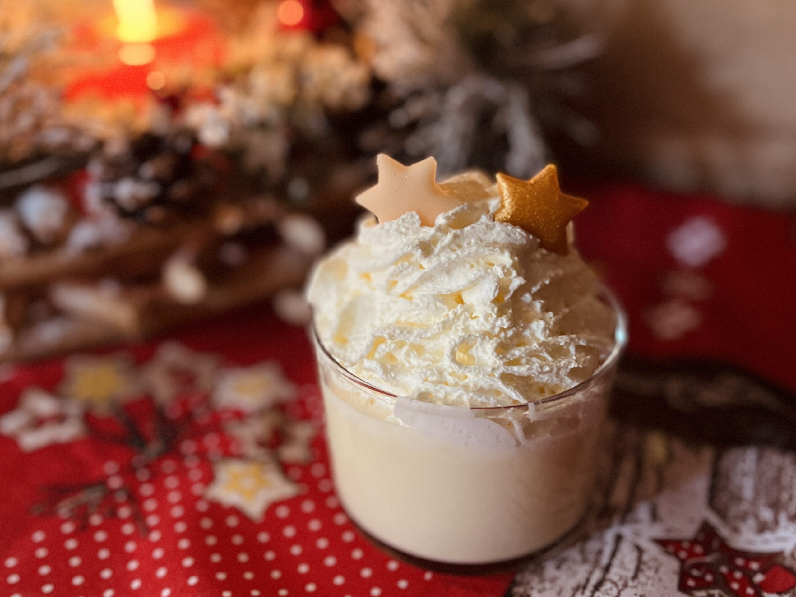 Pudin de leche sin lactosa con nata montada