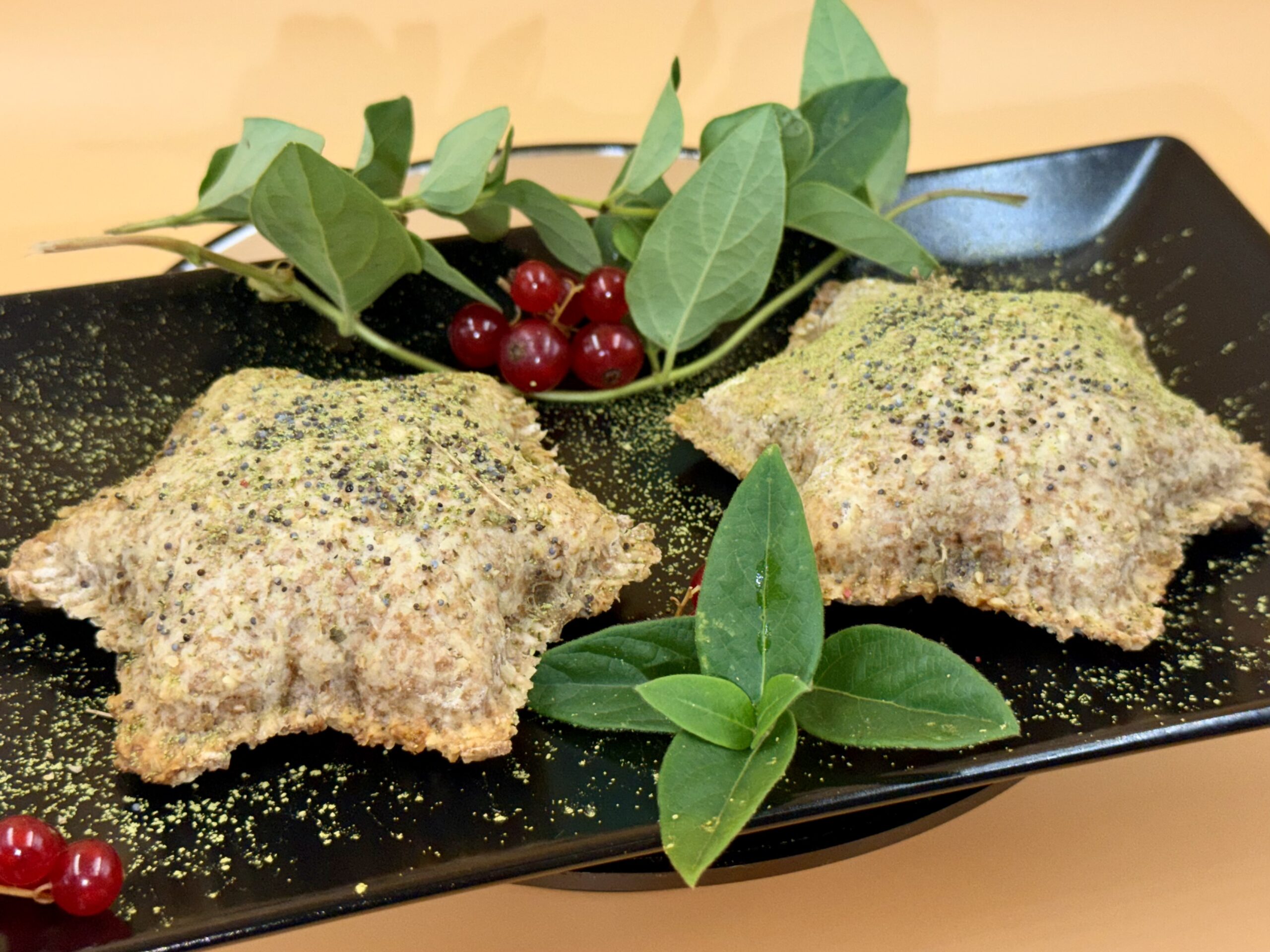 ⭐ Estrellas de Navidad Saladas Veganas con Setas Porcini