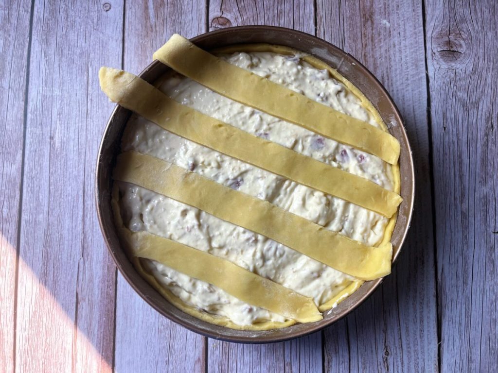 pastiera salada salami queso