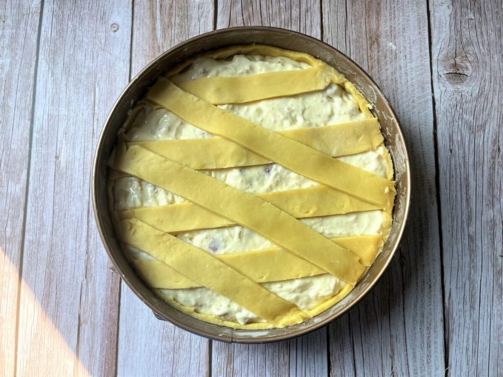 pastiera salada salami queso