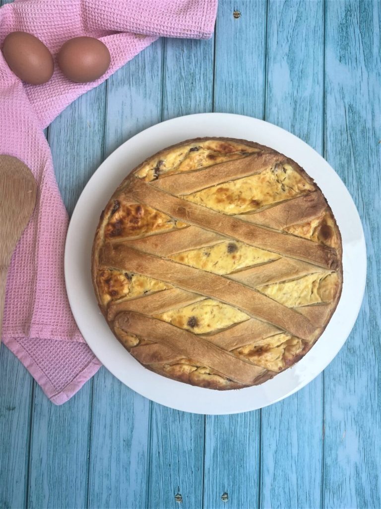 pastiera salada salami queso