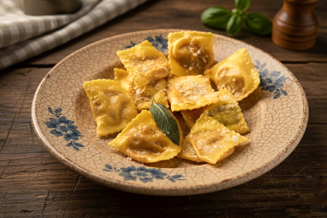 TORTELLI DE CALABAZA DE MANTUA (RECETA ORIGINAL)