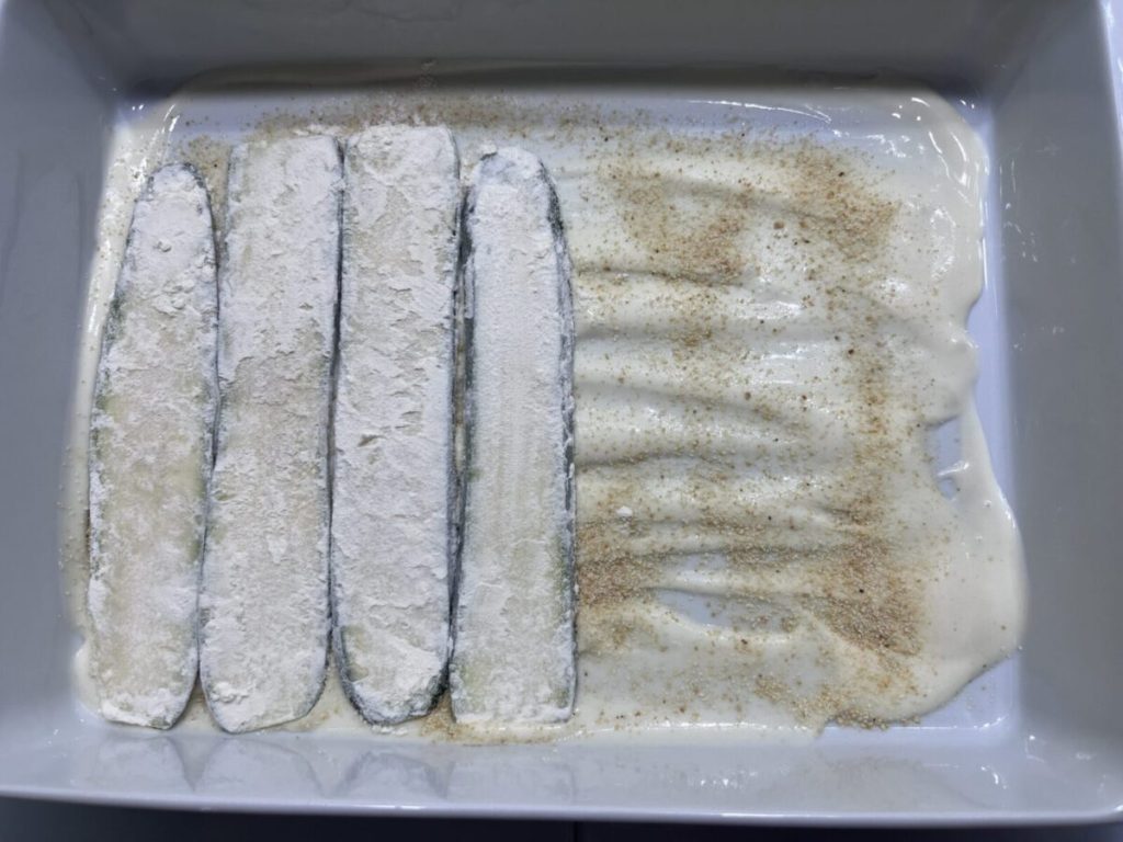 parmigiana zucchine bianca crude