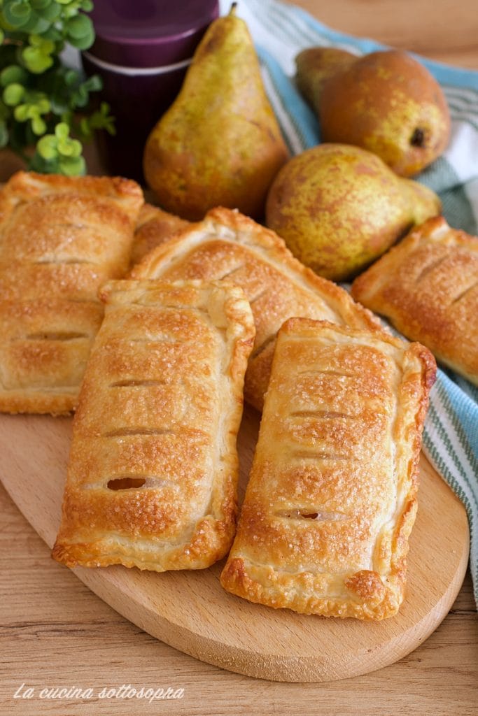 paquetitos de ricotta y peras receta