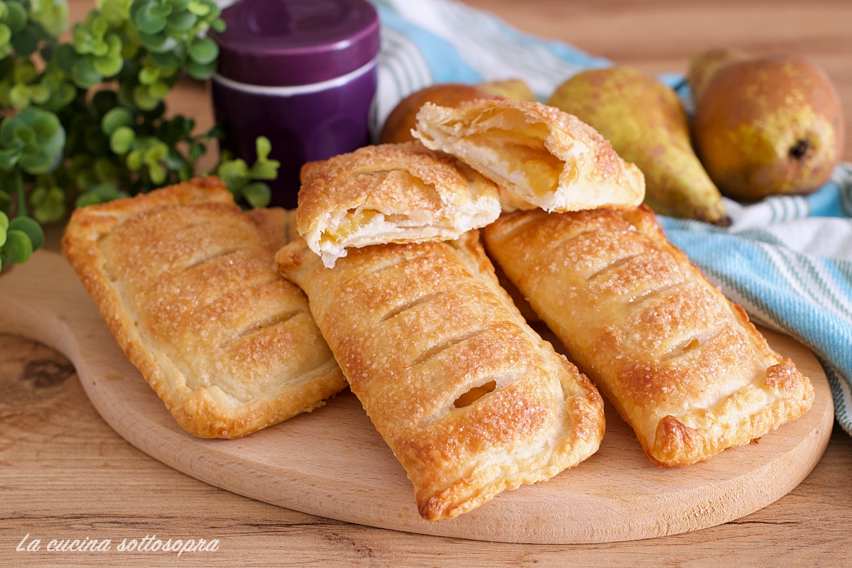 Paquetitos de ricotta y peras