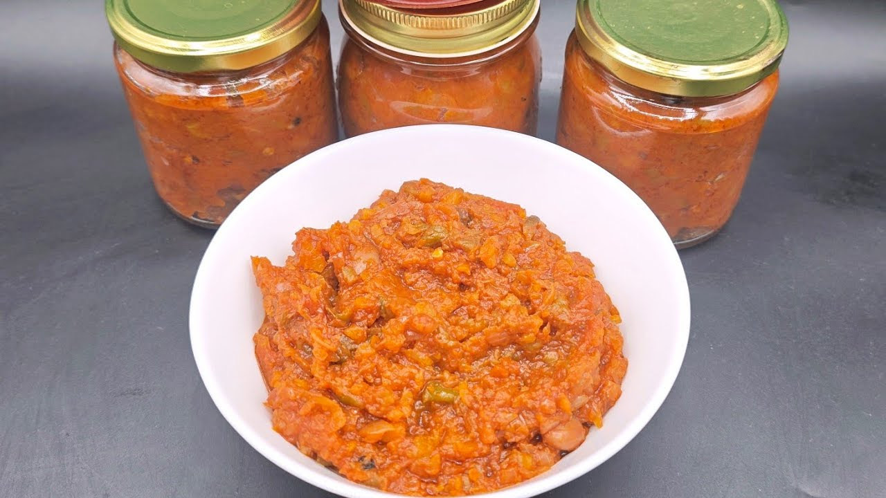 Zacusca de alubias: receta tradicional rumana