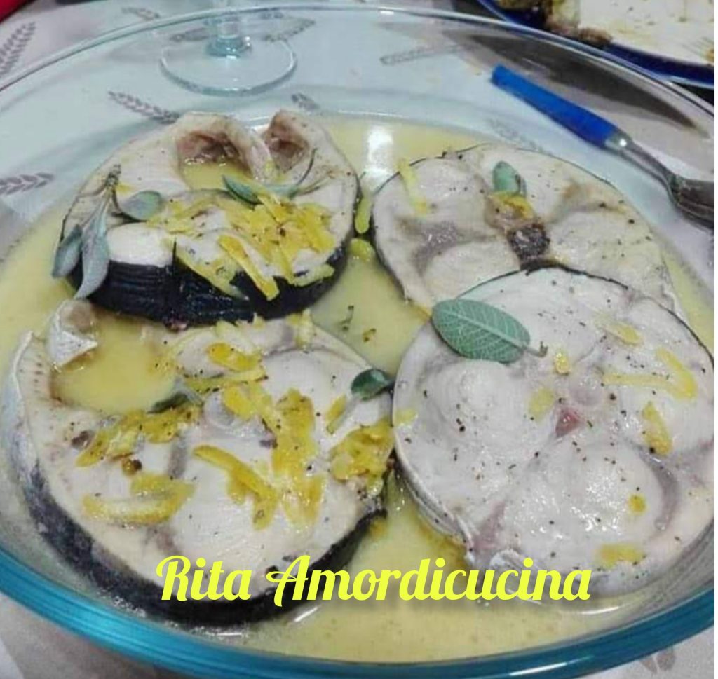 Pez espada con mantequilla y limón para Bimby