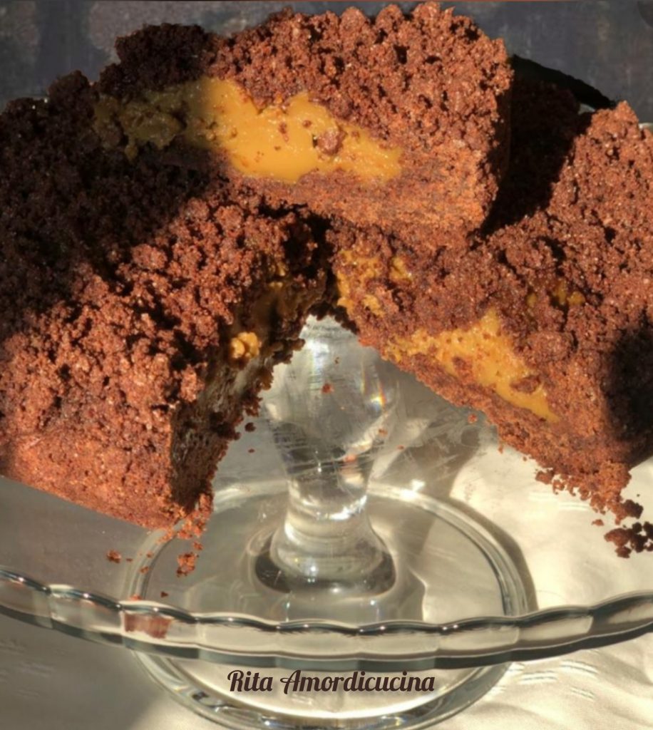 Sbriciolada con crema de café espresso