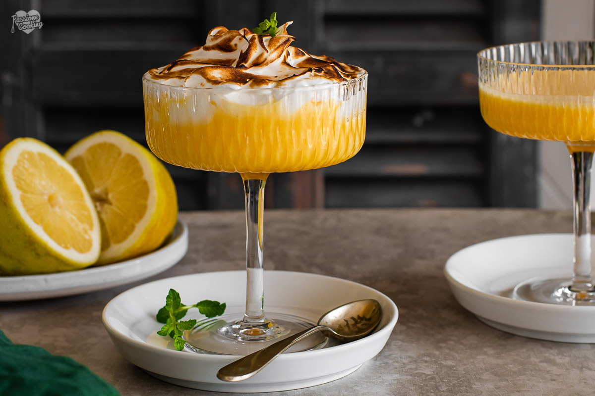 Lemon curd con merengue