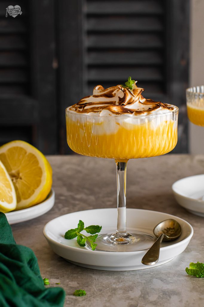 Lemon curd con merengue