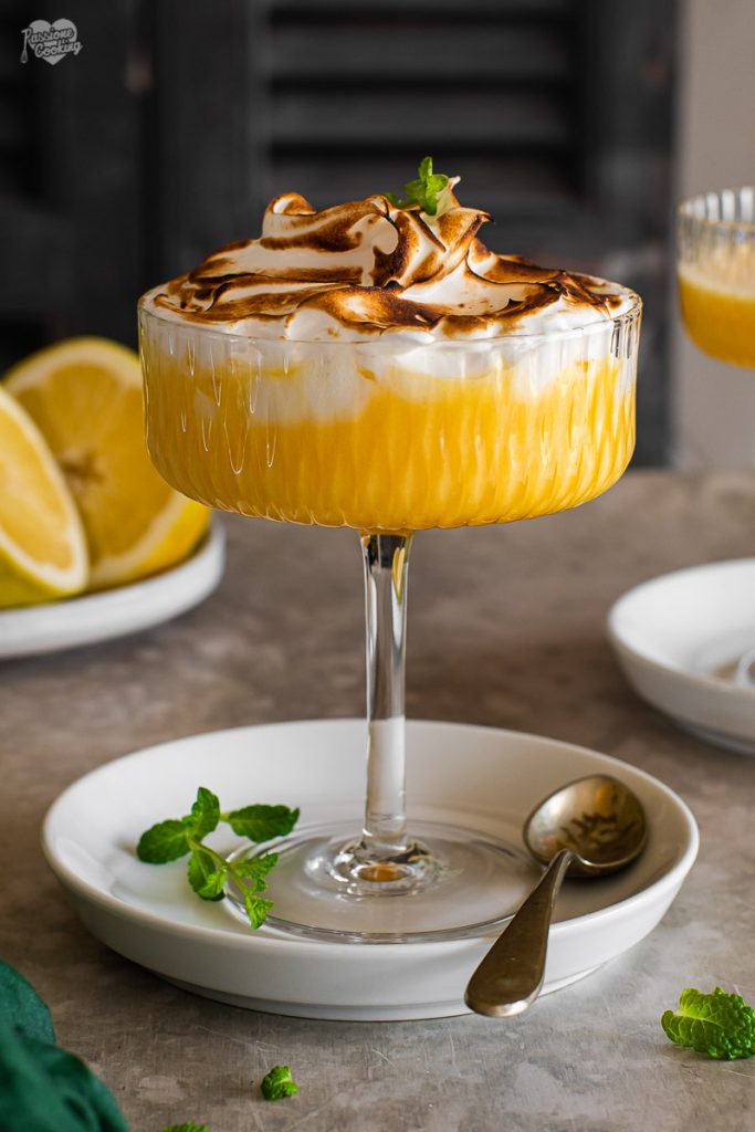 Lemon curd con merengue