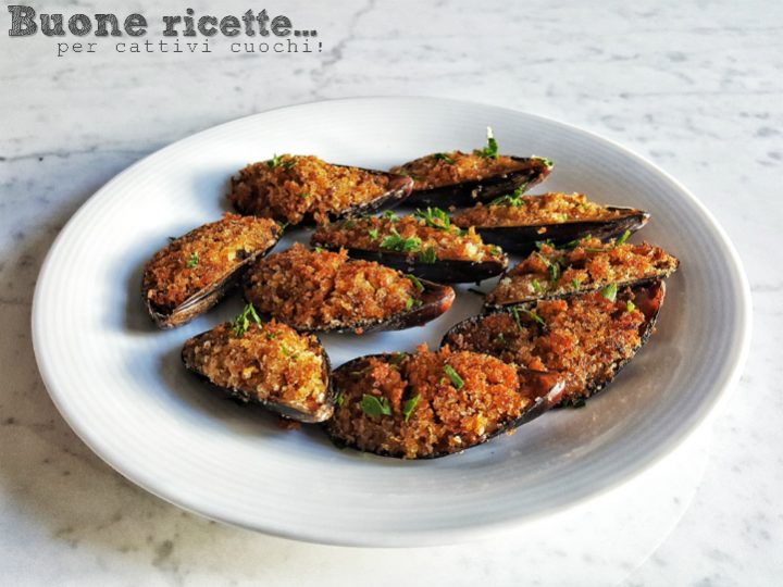 Mejillones gratinados