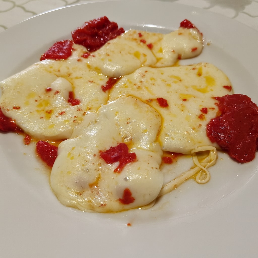 Mozzarella a la pizzaiola