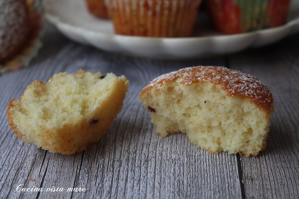 Muffin siete vasitos Cocina vista al mar