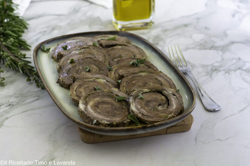 panceta de cordero al horno
