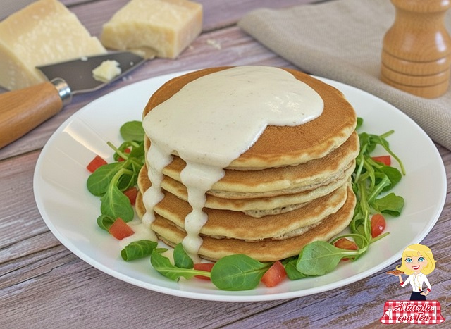 PANQUEQUES SALADOS CON GRANA PADANO