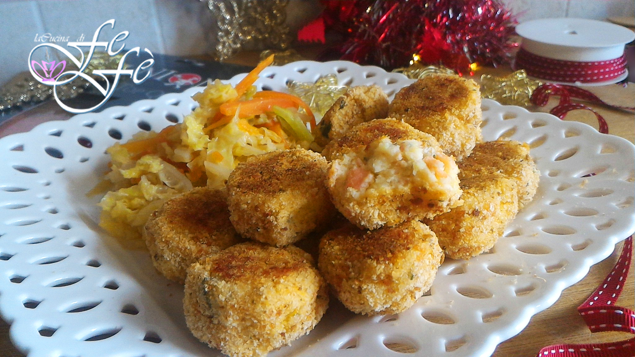 ALBÓNDIGAS DE PATATAS Y SALMÓN AHUMADO