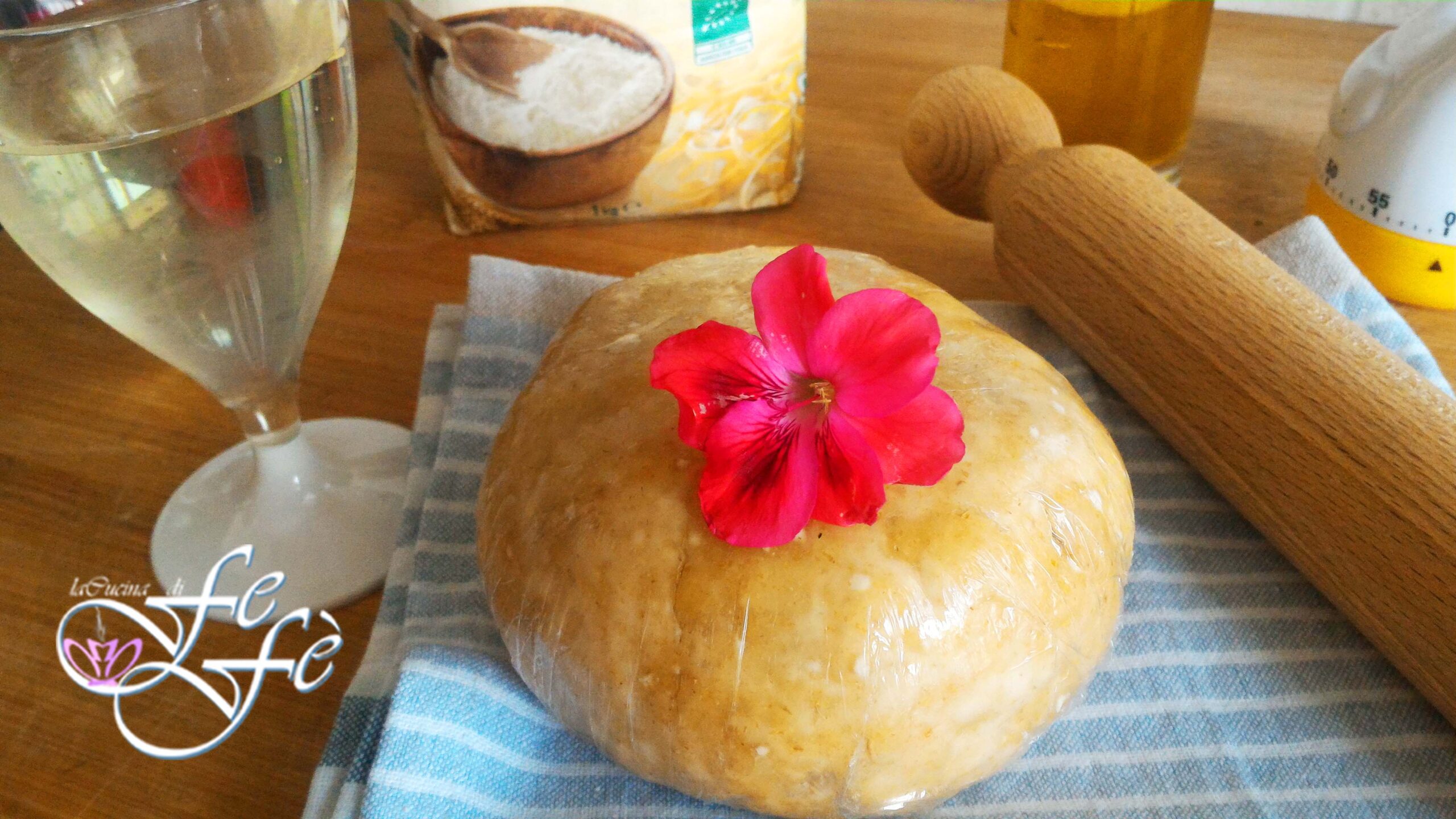 BRISÉE AL VINO BIANCO (Receta sin mantequilla)