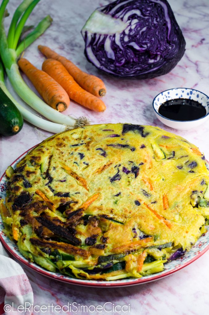 Pancake coreano de verduras