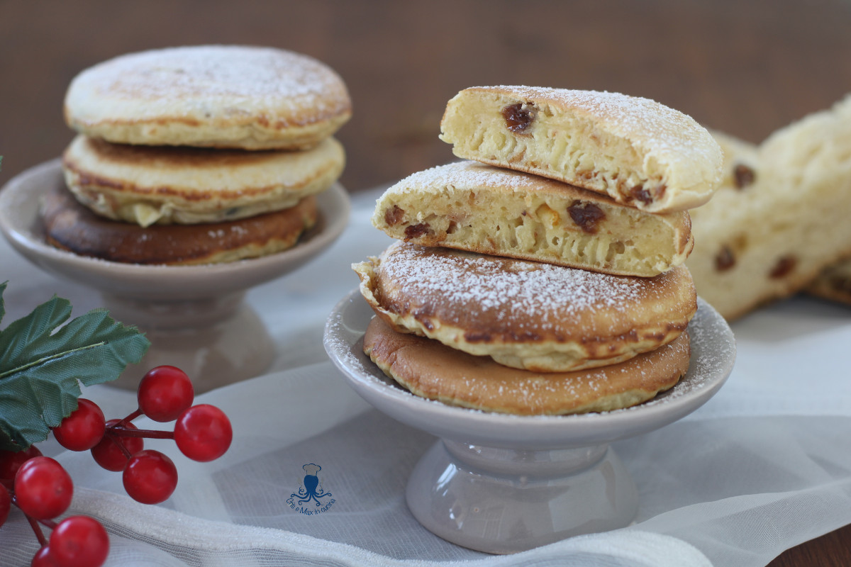 Pancakes de panettone