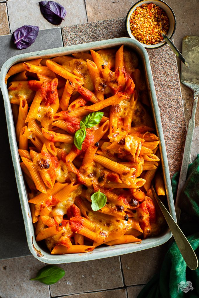 Pasta al horno a la sorrentina
