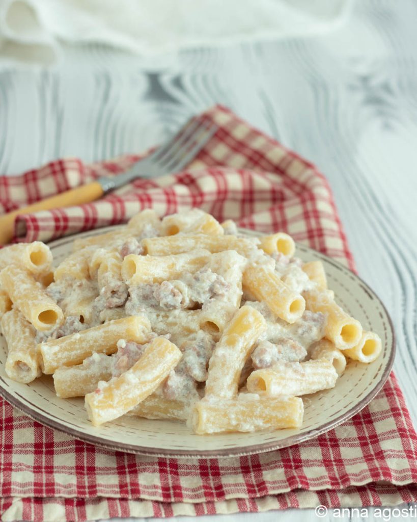 pasta alla norcina receta típica