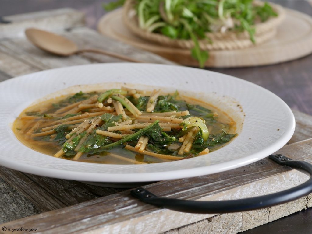 Pasta con achicoria silvestre o cultivada | receta sencilla